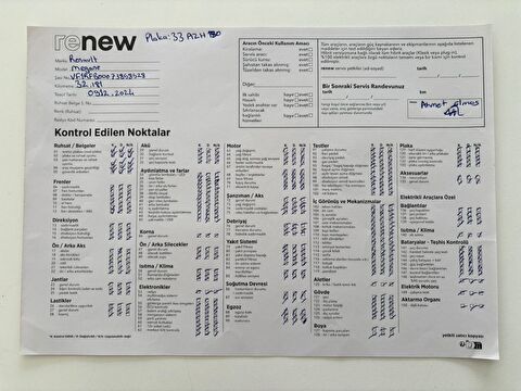 renault, megane, sedan 1.3 tce touch edc, otomatik, benzin 2.el otomobil | renew 27