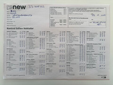 ford, kuga, suv 1.5 ecoblue st line otomatik, otomatik, dizel 2.el otomobil | renew 27