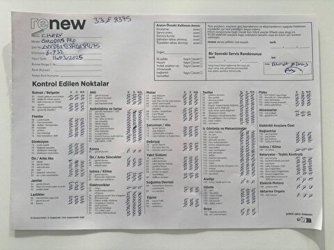 chery, omoda 5 pro, suv 1.6 tgdı exceptional dct, otomatik, benzin 2.el otomobil | renew 27