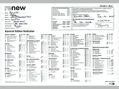 renault, megane, sedan 1.3 tce touch edc, otomatik, benzin 2.el otomobil | renew 35