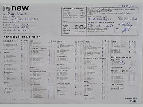 renault, duster, 1.6 e-tech techno (full hybrid), otomatik, benzin 2.el otomobil | renew 27