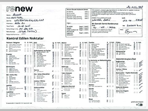 renault, austral, suv 1.3 mhev techno esprit alpine otomatik, otomatik, mhev 2.el otomobil | renew 36