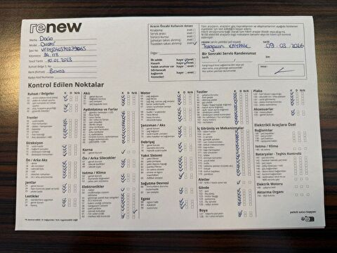 dacia, duster, suv 1.5 bluedcı 4x4 essential, manuel, dizel 2.el otomobil | renew 14