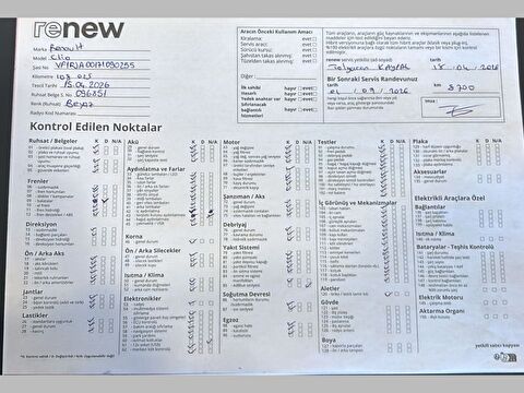 renault, clio, 1.0 tce touch x-tronic, otomatik, benzin 2.el otomobil | renew 25