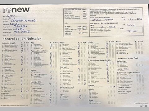 bmw, 3 serisi, 320i sport line, otomatik, benzin 2.el otomobil | renew 35