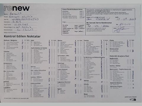 renault, kangoo multix, combi 1.3 tce ıconic edc, otomatik, benzin 2.el otomobil | renew 35