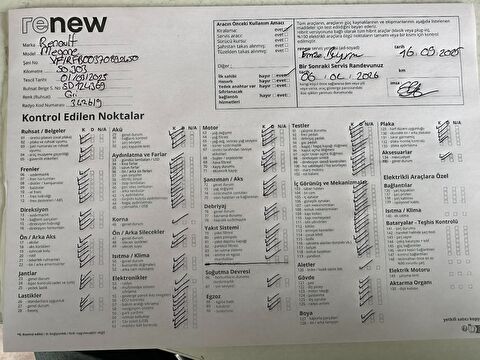 renault, megane, sedan 1.3 tce touch edc, otomatik, benzin 2.el otomobil | renew 21