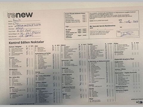 renault, clio, 1.0 tce evolution x-tronic, otomatik, benzin 2.el otomobil | renew 16