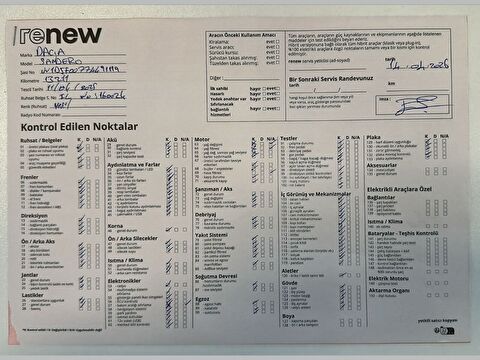 dacia, sandero stepway, 1.0 tce extreme cvt, otomatik, benzin 2.el otomobil | renew 16