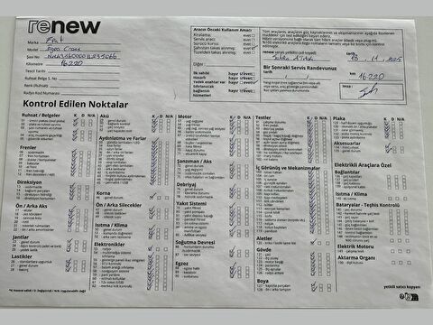 fiat, egea, cross 1.4 fire urban gsr traction+, manuel, benzin 2.el otomobil | renew 34