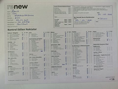 renault, clio, 1.0 tce evolution x-tronic, otomatik, benzin 2.el otomobil | renew 26