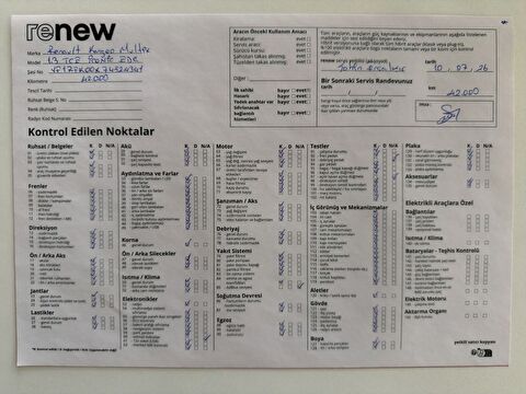 renault, kangoo multix, 1.3 tce ıconic edc, otomatik, benzin 2.el otomobil | renew 26