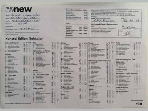 renault, megane, sedan 1.3 tce touch edc, otomatik, benzin 2.el otomobil | renew 30