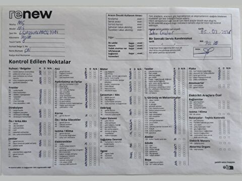 mg, hs, 1.5 t-gdı luxury, otomatik, benzin 2.el otomobil | renew 31