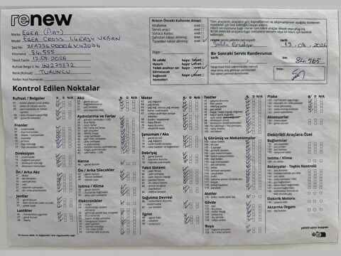 fiat, egea cross, 1.4 fire urban, manuel, benzin 2.el otomobil | renew 30