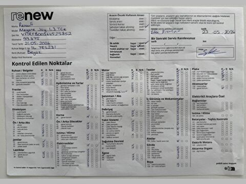 renault, megane, sedan 1.3 tce joy, manuel, benzin 2.el otomobil | renew 28