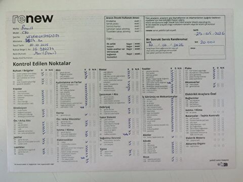 renault, clio, 1.0 tce evolution x-tronic, otomatik, benzin 2.el otomobil | renew 25