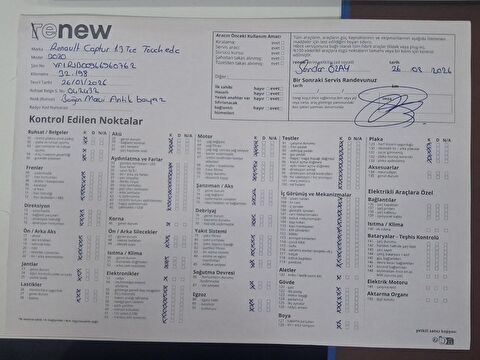 renault, captur, 1.3 tce touch edc, otomatik, hybrid 2.el otomobil | renew 26
