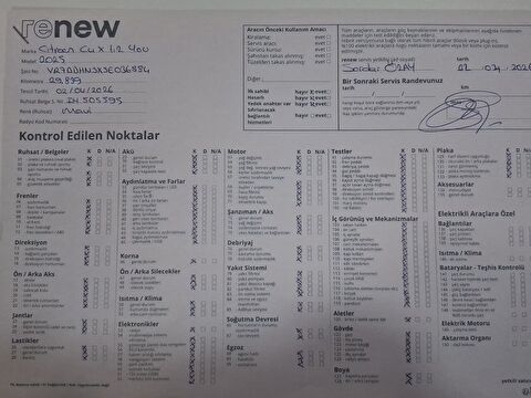 citroen, c4 x, 1.2 puretech you eat8, otomatik, benzin 2.el otomobil | renew 25