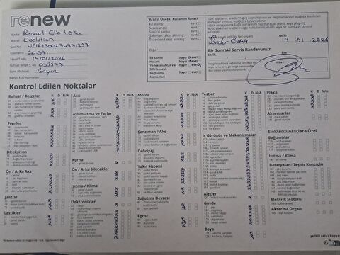 renault, clio, hatchback 1.0 tce evolution x-tronic, otomatik, benzin 2.el otomobil | renew 26