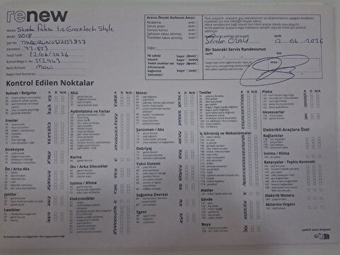skoda, fabia, 1.0 greentec style dsg, otomatik, benzin 2.el otomobil | renew 26