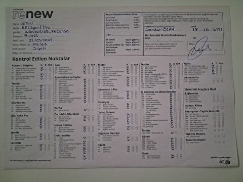 bmw, 1 serisi, hatchback 118i sport line otomatik, otomatik, benzin 2.el otomobil | renew 25