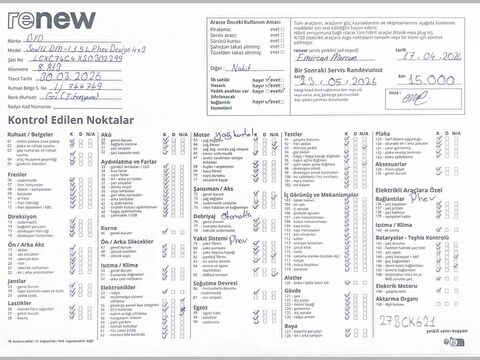 byd, seal u, dm-ı 1.5l phev design 4x2, otomatik, benzin 2.el otomobil | renew 25