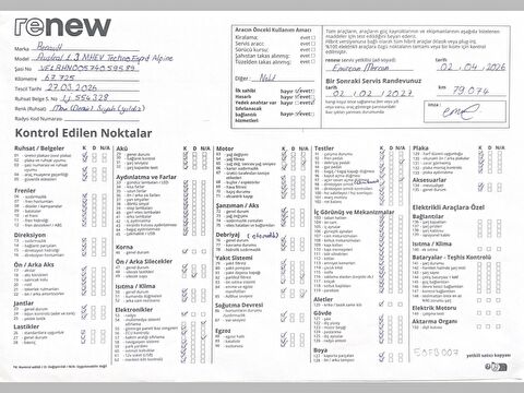 renault, austral, 1.3 mild hybrid techno esprit alpine, otomatik, benzin 2.el otomobil | renew 25