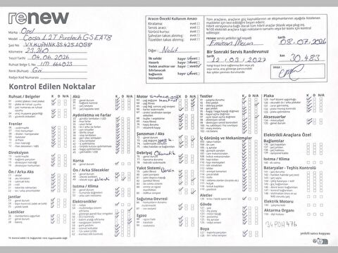 opel, corsa, 1.2 t gs at8, otomatik, benzin 2.el otomobil | renew 25