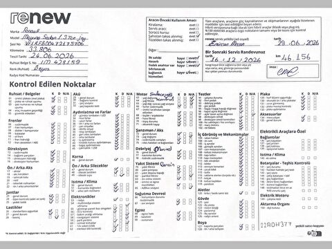 renault, megane, sedan 1.3 tce joy, manuel, benzin 2.el otomobil | renew 26