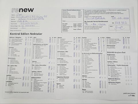 opel, grandland x, suv 1.5 d ecotec start&stop enjoy otomatik, otomatik, dizel 2.el otomobil | renew 26