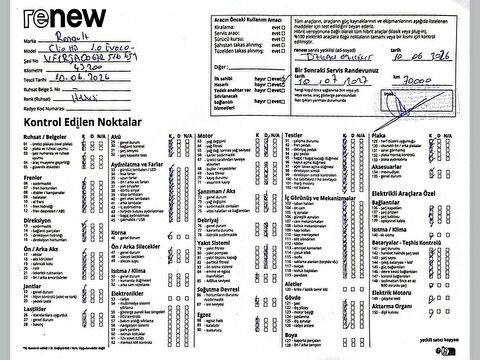 renault, clio, 1.0 tce evolution x-tronic, otomatik, benzin 2.el otomobil | renew 25