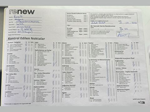 renault, megane, sedan 1.3 tce touch edc, otomatik, benzin 2.el otomobil | renew 16