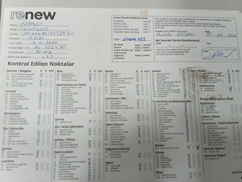 renault, kangoo multix, combi 1.3 tce ıconic edc, otomatik, benzin 2.el otomobil | renew 33