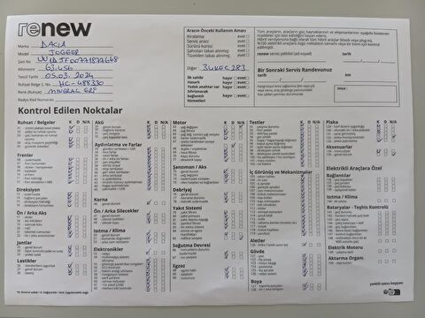dacia, jogger, 1.0 turbo extreme (7 koltuk), manuel, benzin 2.el otomobil | renew 35