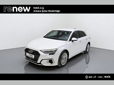 Audi, A3, Sportback 35 TFSI MHEV Advanced S-Tronic, Otomatik, MHEV 2. el otomobil | renew Mobile