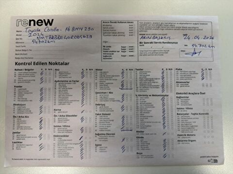 toyota, corolla, 1.8 hybrid dream e-cvt, otomatik, hybrid 2.el otomobil | renew 16