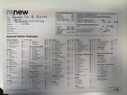 renault, clio, 1.0 tce techno esprit alpine x-tronic, otomatik, benzin 2.el otomobil | renew 16