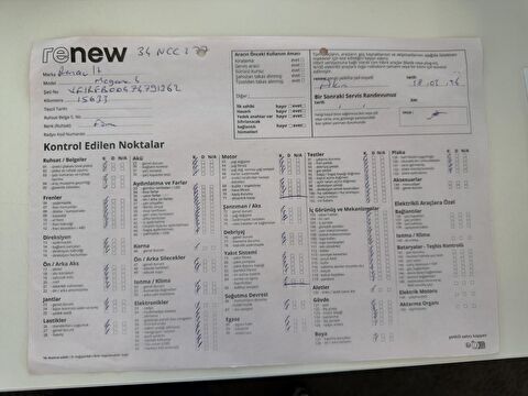 renault, megane, sedan 1.3 tce touch edc, otomatik, benzin 2.el otomobil | renew 16