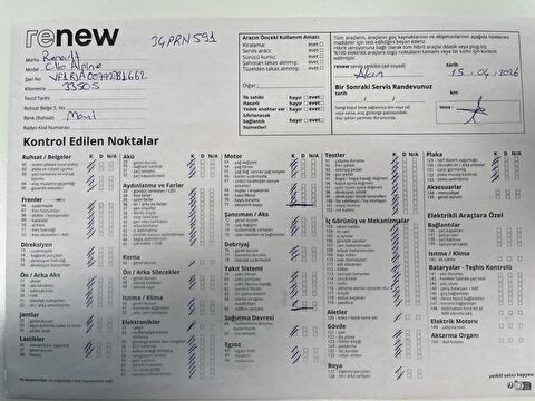 renault, clio, 1.0 tce techno esprit alpine x-tronic, otomatik, benzin 2.el otomobil | renew 16