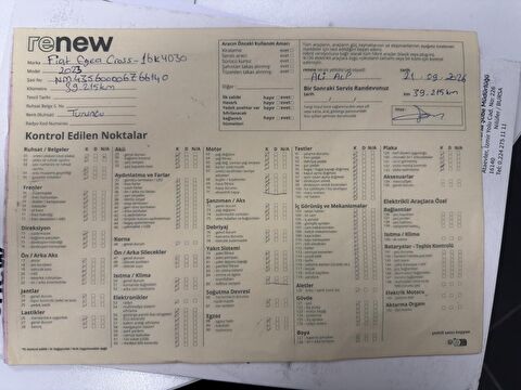 fiat, egea cross, 1.4 fire lounge, manuel, benzin 2.el otomobil | renew 16