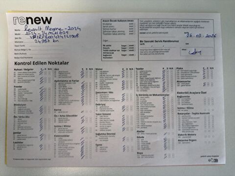 renault, megane, sedan 1.3 tce touch edc, otomatik, benzin 2.el otomobil | renew 16