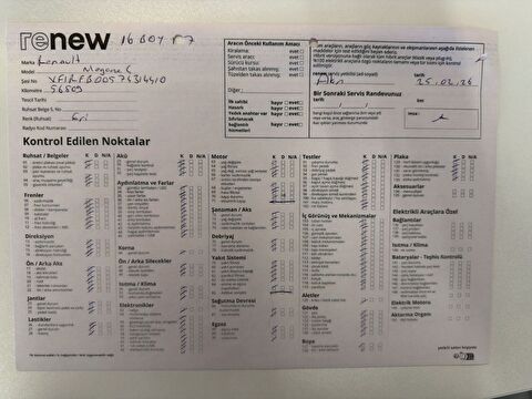 renault, megane, sedan 1.3 tce touch edc, otomatik, benzin 2.el otomobil | renew 16