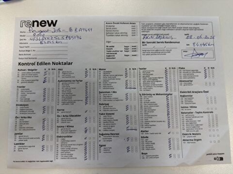peugeot, 308, 1.5 bluehdı start&stop style eat6, otomatik, dizel 2.el otomobil | renew 16