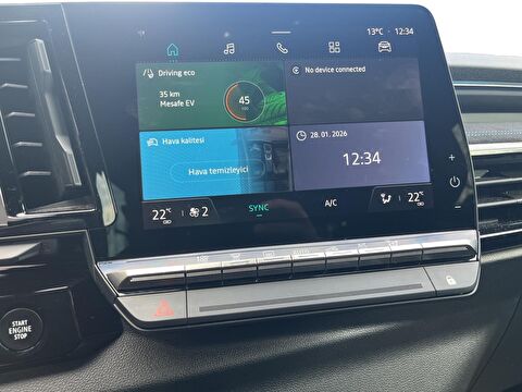 renault, austral, suv 1.2 e-tech techno esprit alpine otomatik, otomatik, hybrid 2.el otomobil | renew 12