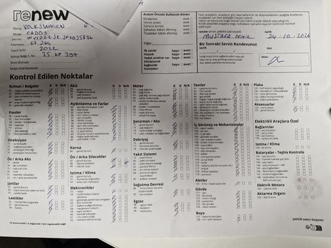 volkswagen, caddy, 2.0 tdı life dsg, otomatik, dizel 2.el otomobil | renew 31