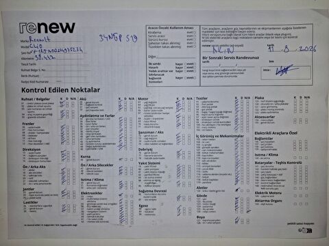 renault, clio, 1.0 tce evolution x-tronic, otomatik, benzin 2.el otomobil | renew 29