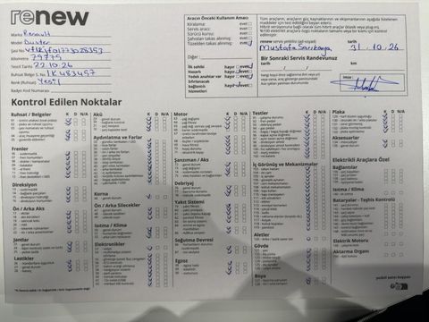 renault, duster, 1.6 e-tech techno (full hybrid), otomatik, benzin 2.el otomobil | renew 6