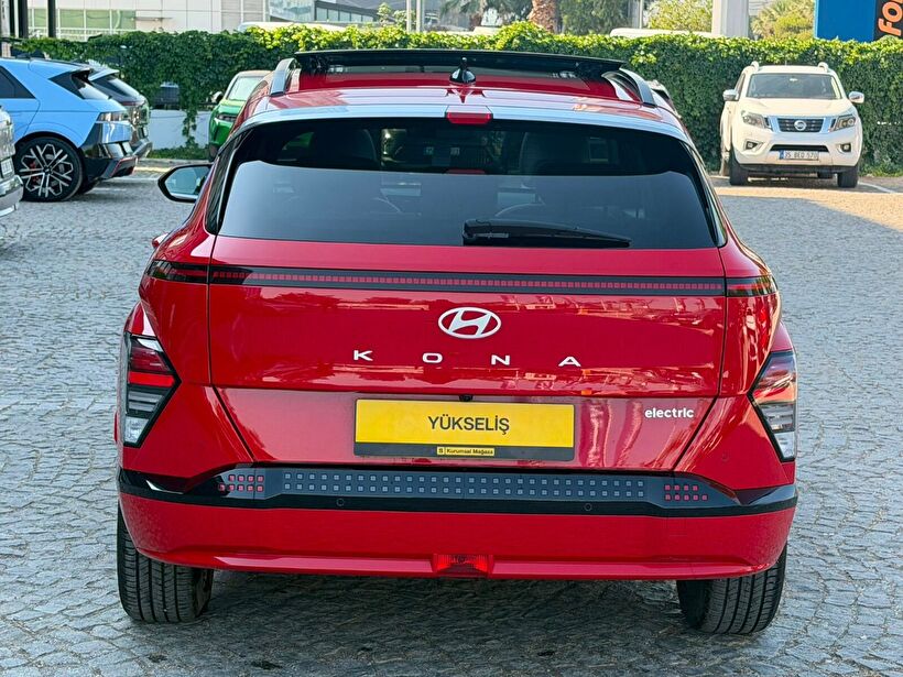 2025 Elektrik Otomatik Hyundai Kona Elektrik Kırmızı Yükseliş Nakil Araçları Turizm Ticaret ve Sanayi Anonim Şirketi