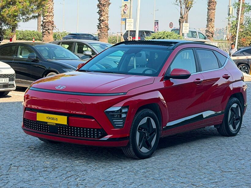 2025 Elektrik Otomatik Hyundai Kona Elektrik Kırmızı Yükseliş Nakil Araçları Turizm Ticaret ve Sanayi Anonim Şirketi